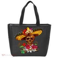 Day of the Dead Sugar Skull Sombrero Tote Bag thumb 0