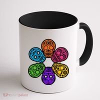 Day of the Dead Skulls Coffee Mug thumb 1