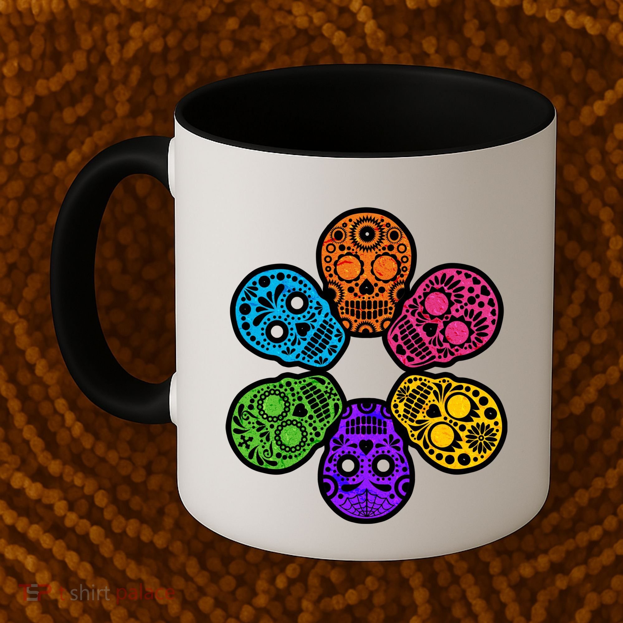 Day of the Dead Skulls Coffee Mug