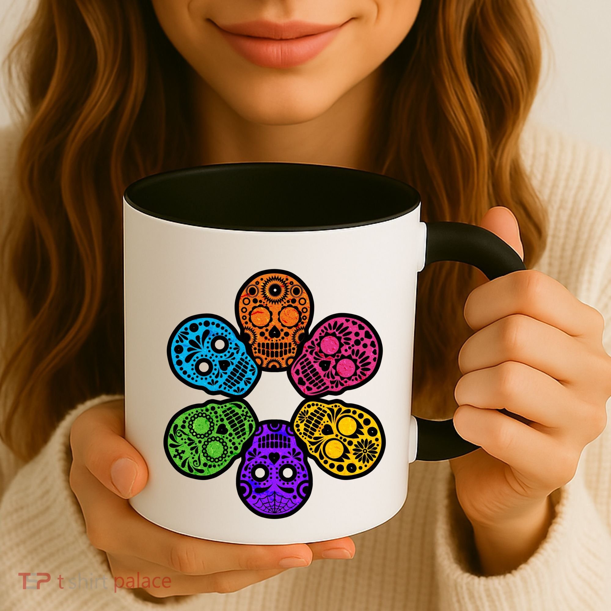 Day of the Dead Skulls Coffee Mug
