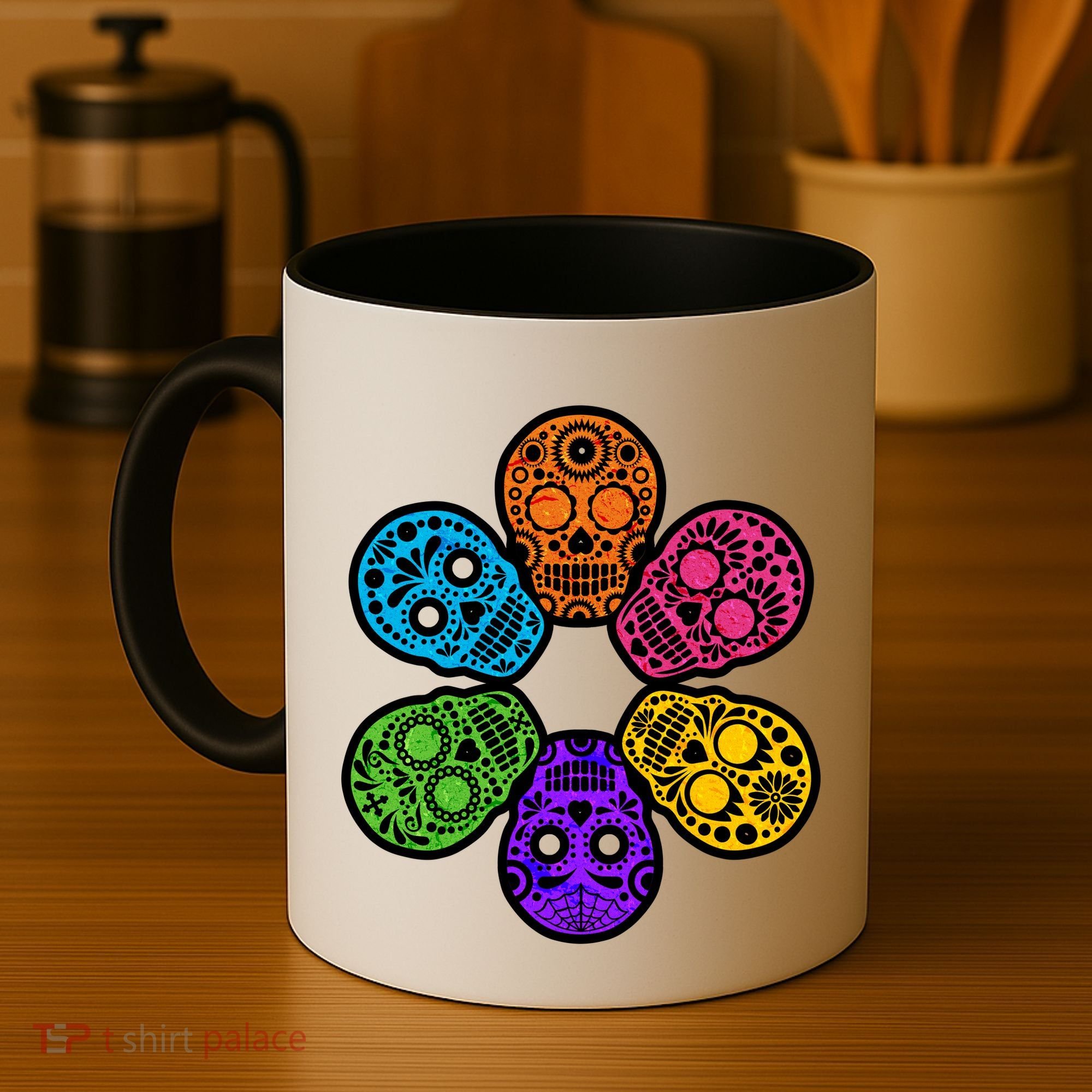 Day of the Dead Skulls Coffee Mug