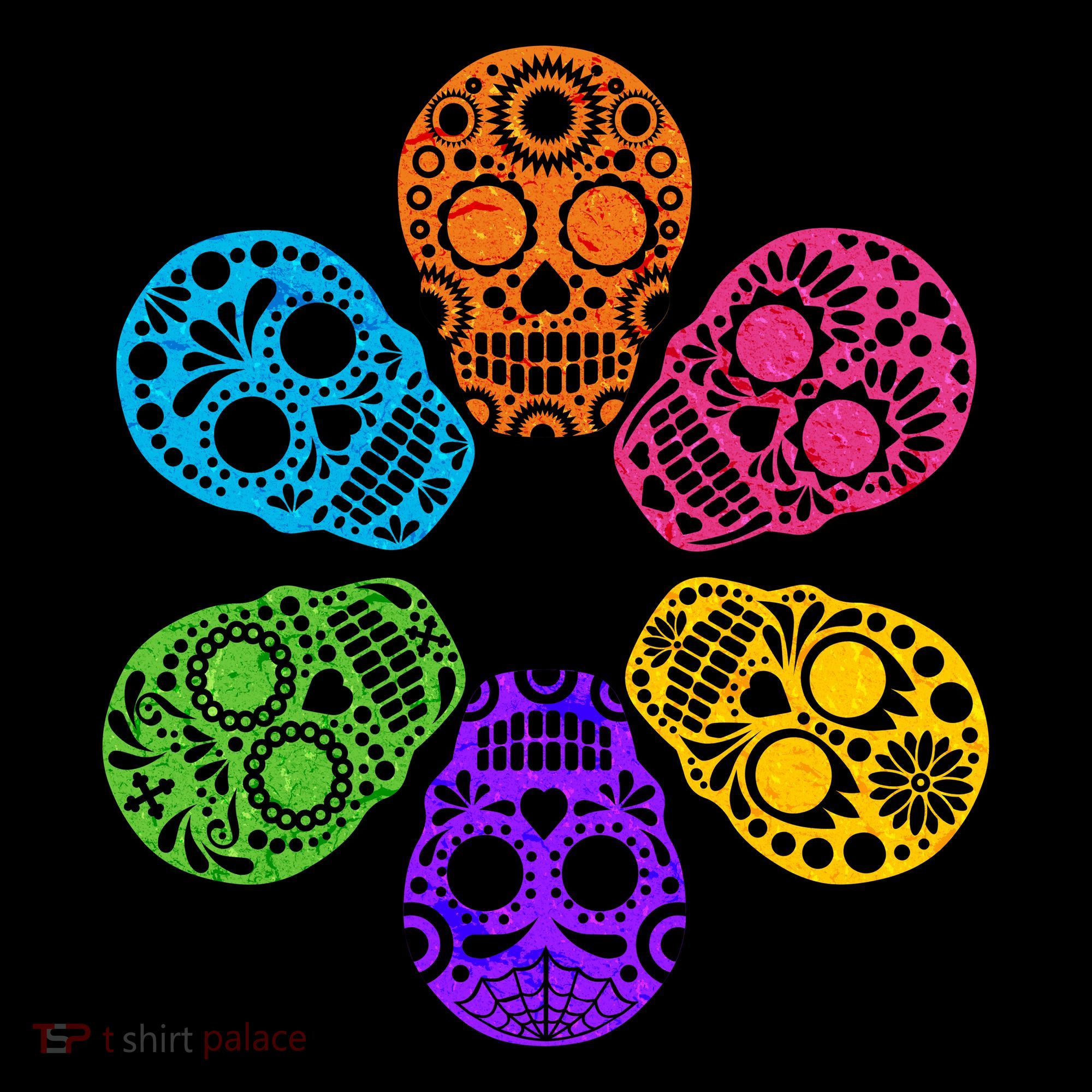 Day of the Dead Skulls Coffee Mug