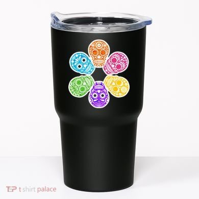 Day of the Dead Skulls Tumbler