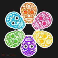 Day of the Dead Skulls Ornament thumb 1