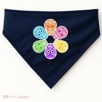 Day of the Dead Skulls USA-Made Doggie Bandana thumb 0