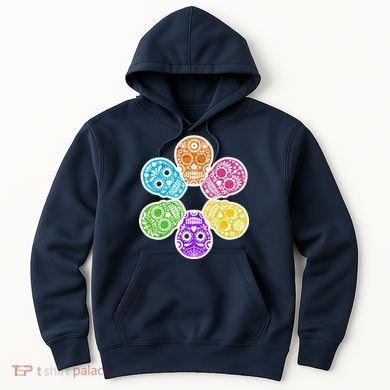 Day of the Dead Skulls Hoodie