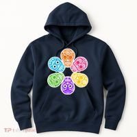 Day of the Dead Skulls Hoodie thumb 0