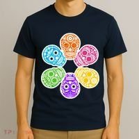 Day of the Dead Skulls T-Shirt thumb 3