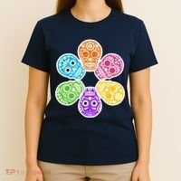 Day of the Dead Skulls T-Shirt thumb 4