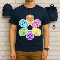 Day of the Dead Skulls T-Shirt thumb 6