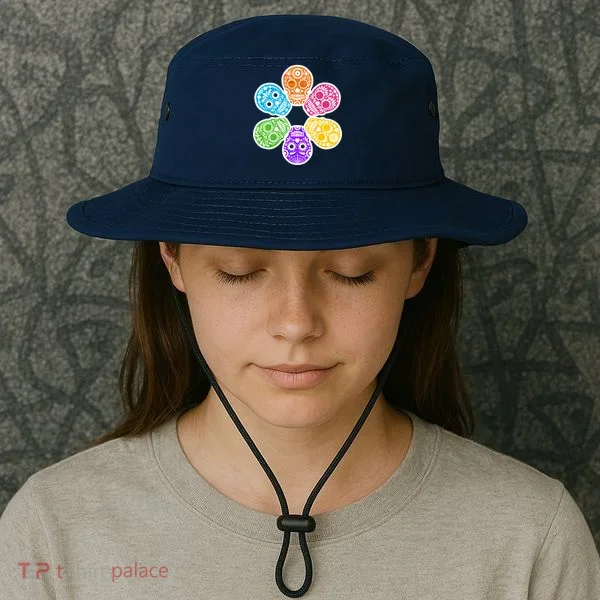 Day of the Dead Skulls Bucket Hat