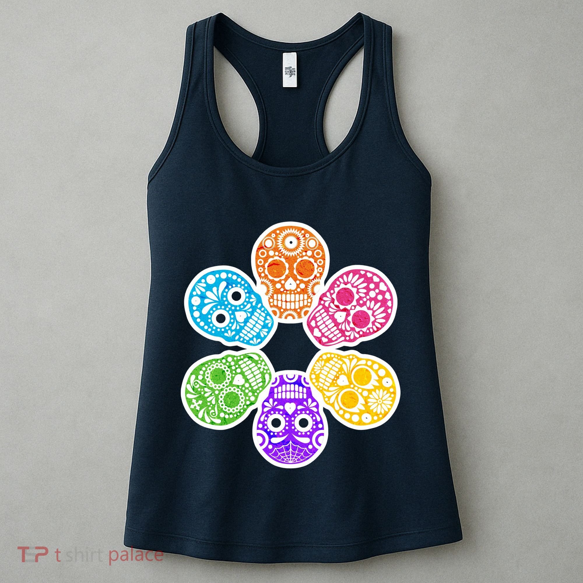 Day of the Dead Skulls Women's Tank Top