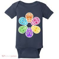 Day of the Dead Skulls Baby Bodysuit thumb 0