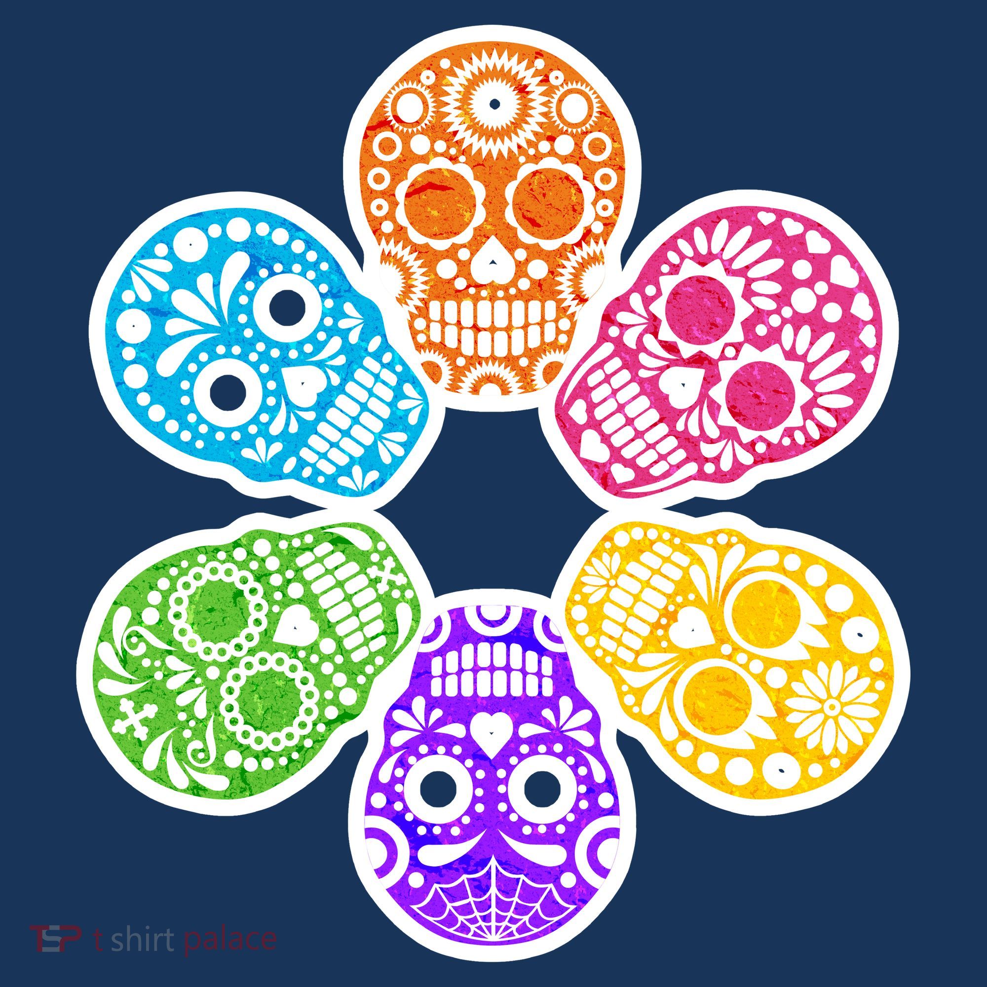 Day of the Dead Skulls Hat