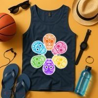 Day of the Dead Skulls Tank Top thumb 4