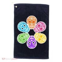 Day of the Dead Skulls Golf Towel thumb 0