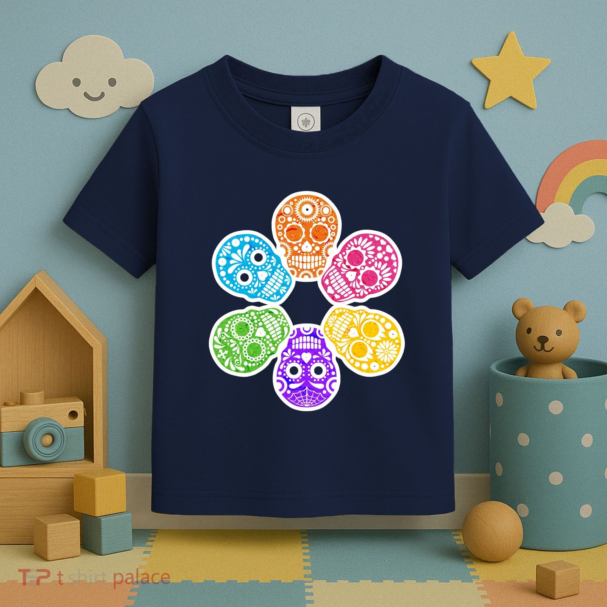 Day of the Dead Skulls Toddler T-Shirt