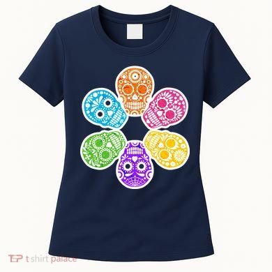 Day of the Dead Skulls Women's T-Shirt