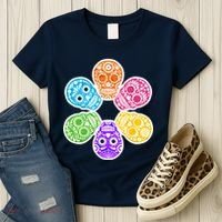 Day of the Dead Skulls Women's T-Shirt thumb 3