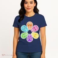 Day of the Dead Skulls Women's T-Shirt thumb 4