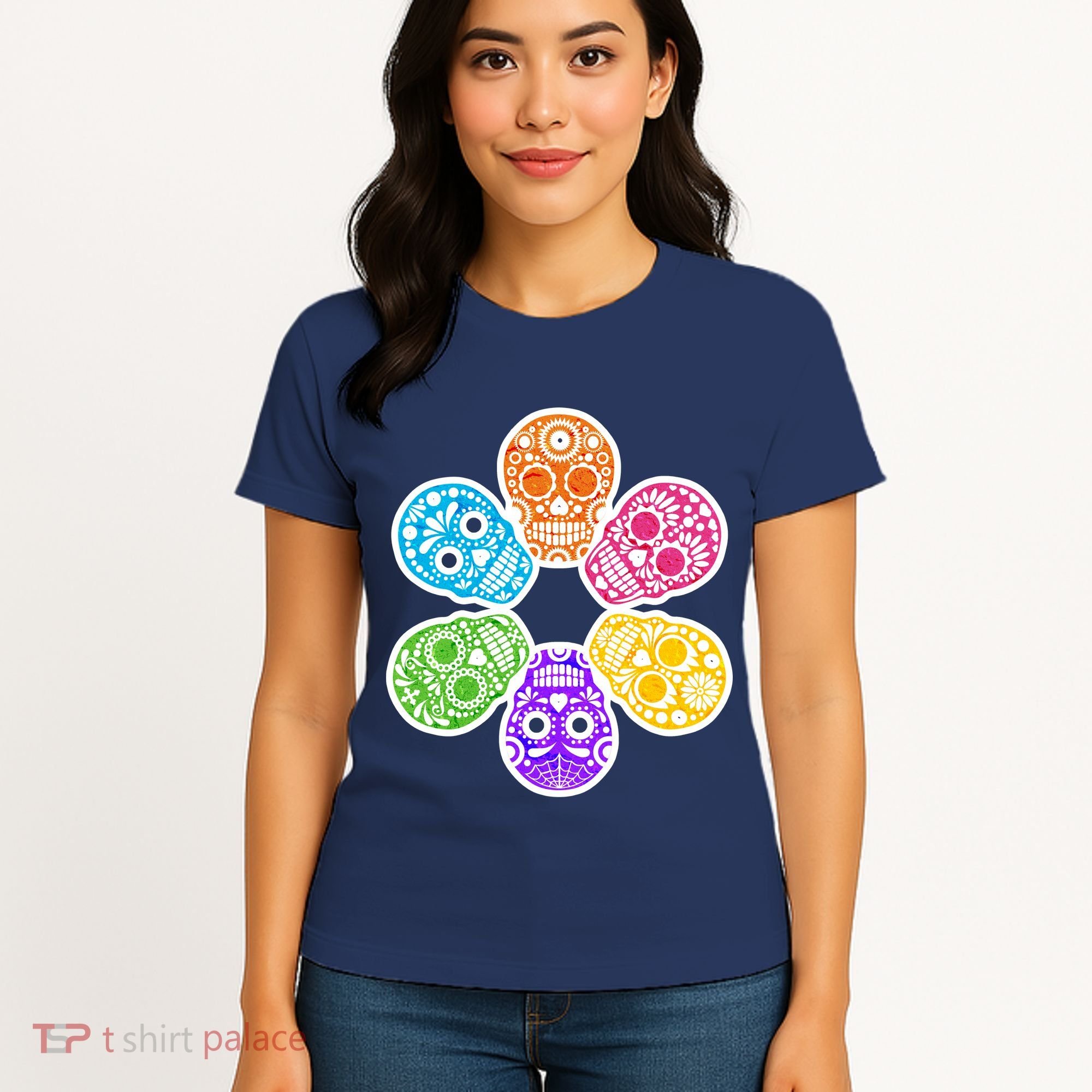 Day of the Dead Skulls Women's T-Shirt
