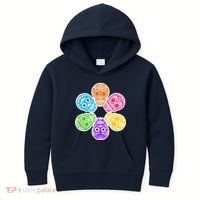 Day of the Dead Skulls Kids Hoodie thumb 0