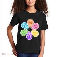 Day of the Dead Skulls Kids T-Shirt thumb 2