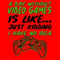 Day Without Video Games Just Kidding I Have No Idea Santa Hat thumb 1