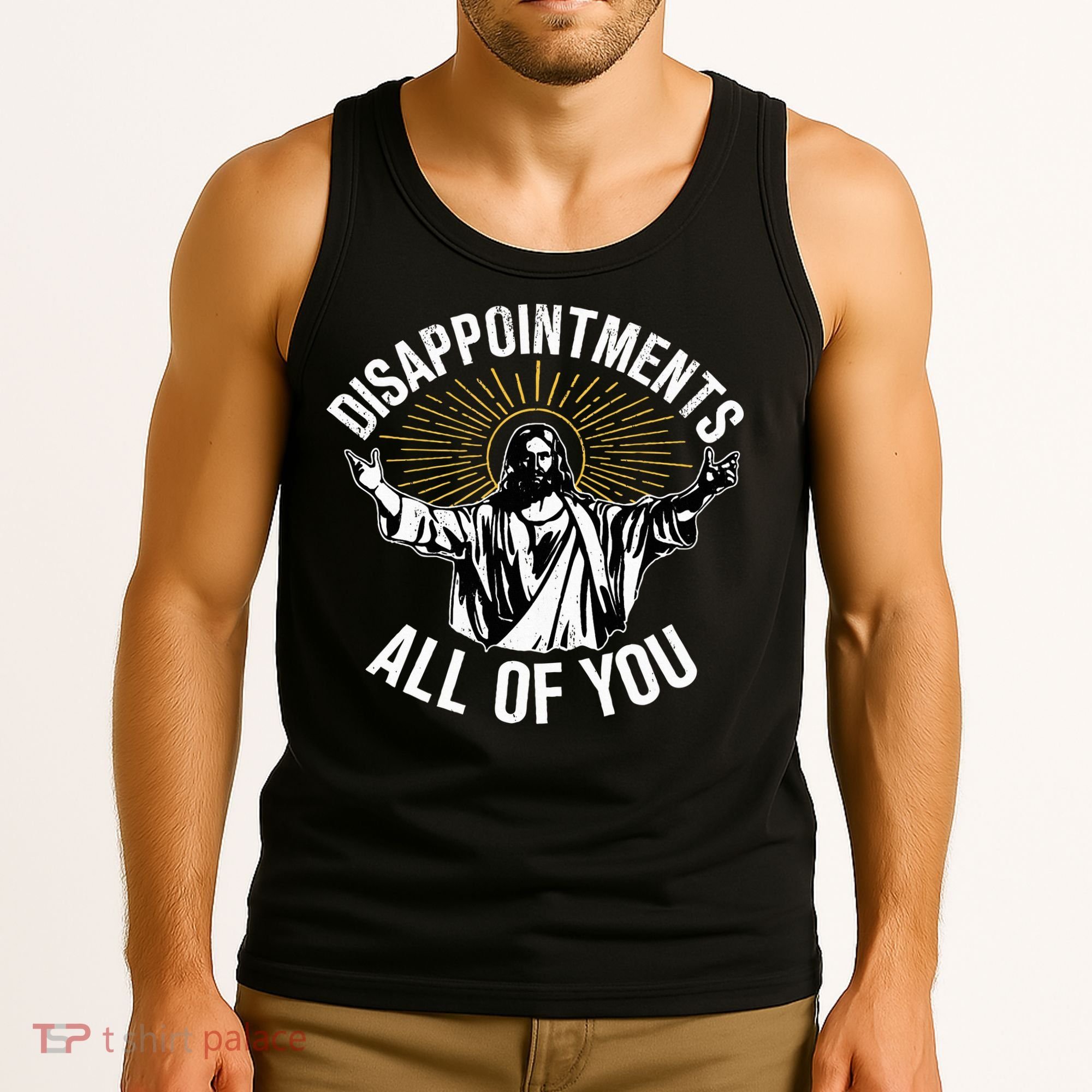 Disappointts All You Jesus Christian Religion Tank Top