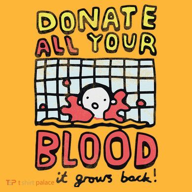 Donate All Your Blood It Grows Back  Sustainable Knit Beanie