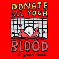 Donate All Your Blood It Grows Back  Santa Hat thumb 1
