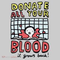 Donate All Your Blood It Grows Back  Tie-Dye T-Shirt thumb 2