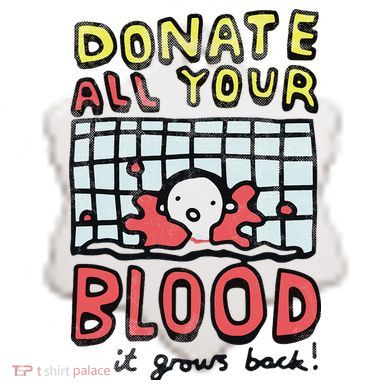 Donate All Your Blood It Grows Back  Ceramic Ornament