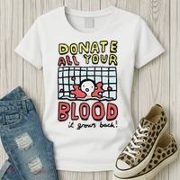 Donate All Your Blood It Grows Back  Women's T-Shirt thumb 3