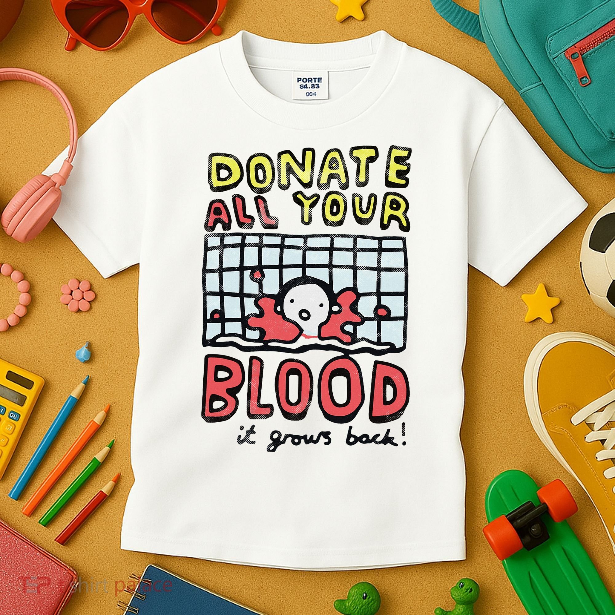 Donate All Your Blood It Grows Back  Kids T-Shirt