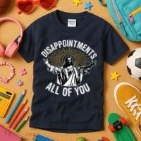 Disappointments All You Jesus Christian Religion Kids T-Shirt thumb 3