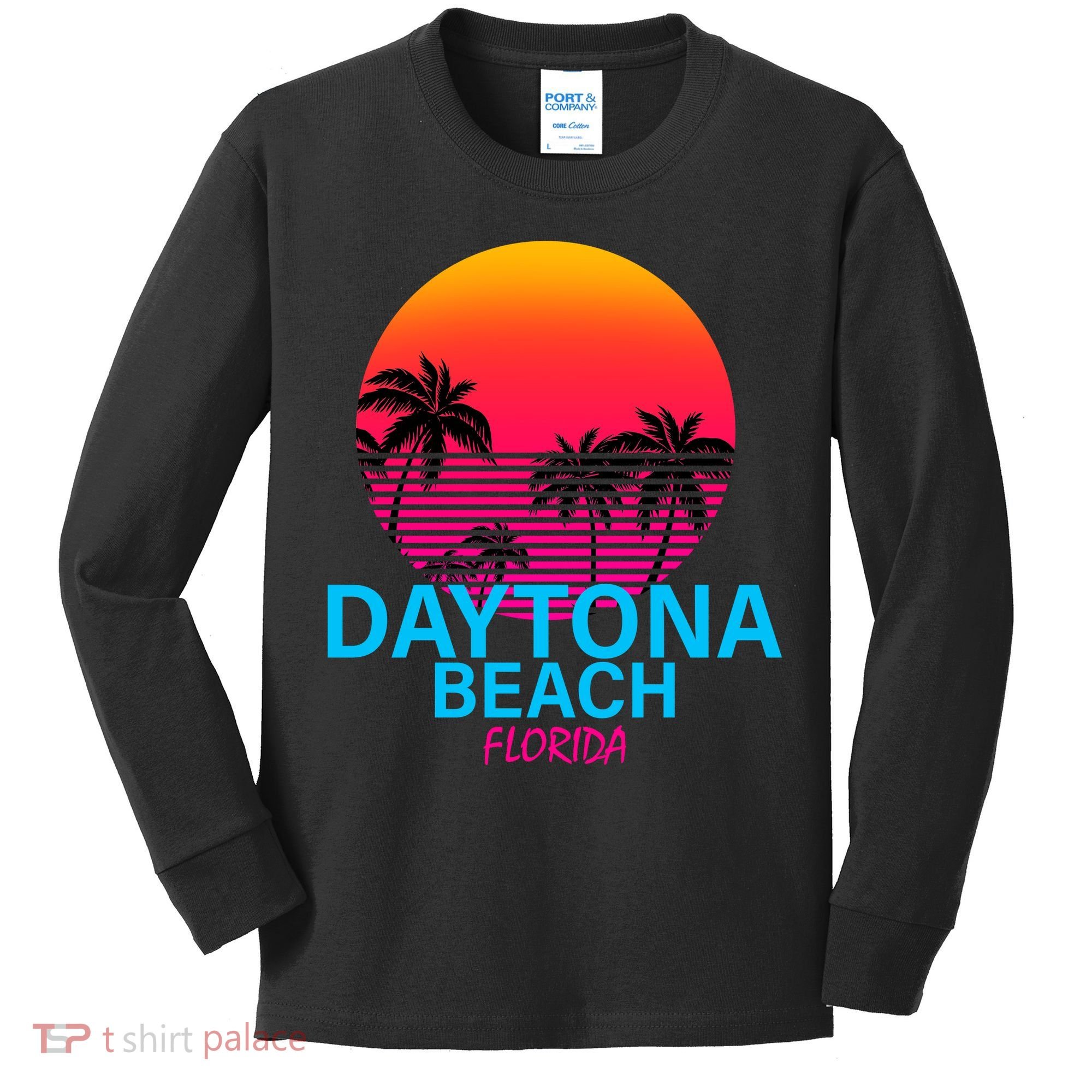 Daytona Beach Florida Kids Long Sleeve Shirt