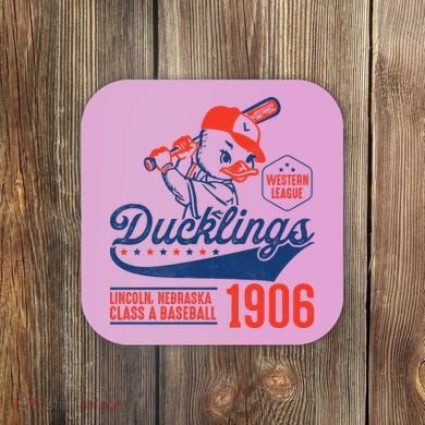 Ducklings Baseball 1906 Vintage Team Coaster
