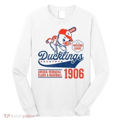 Ducklings Baseball 1906 Vintage Team Long Sleeve Shirt