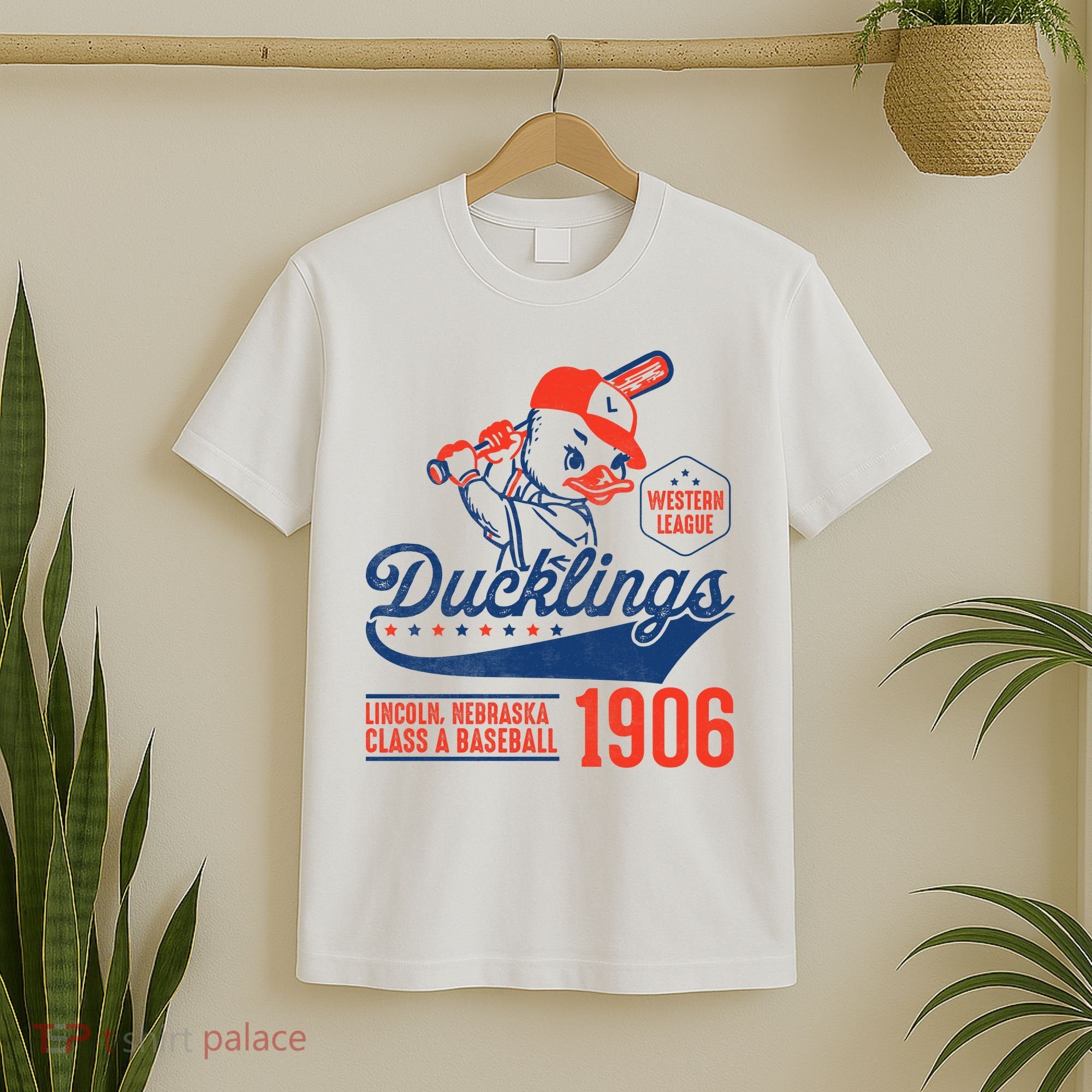 Ducklings Baseball 1906 Vintage Team T-Shirt