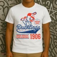 Ducklings Baseball 1906 Vintage Team T-Shirt thumb 3