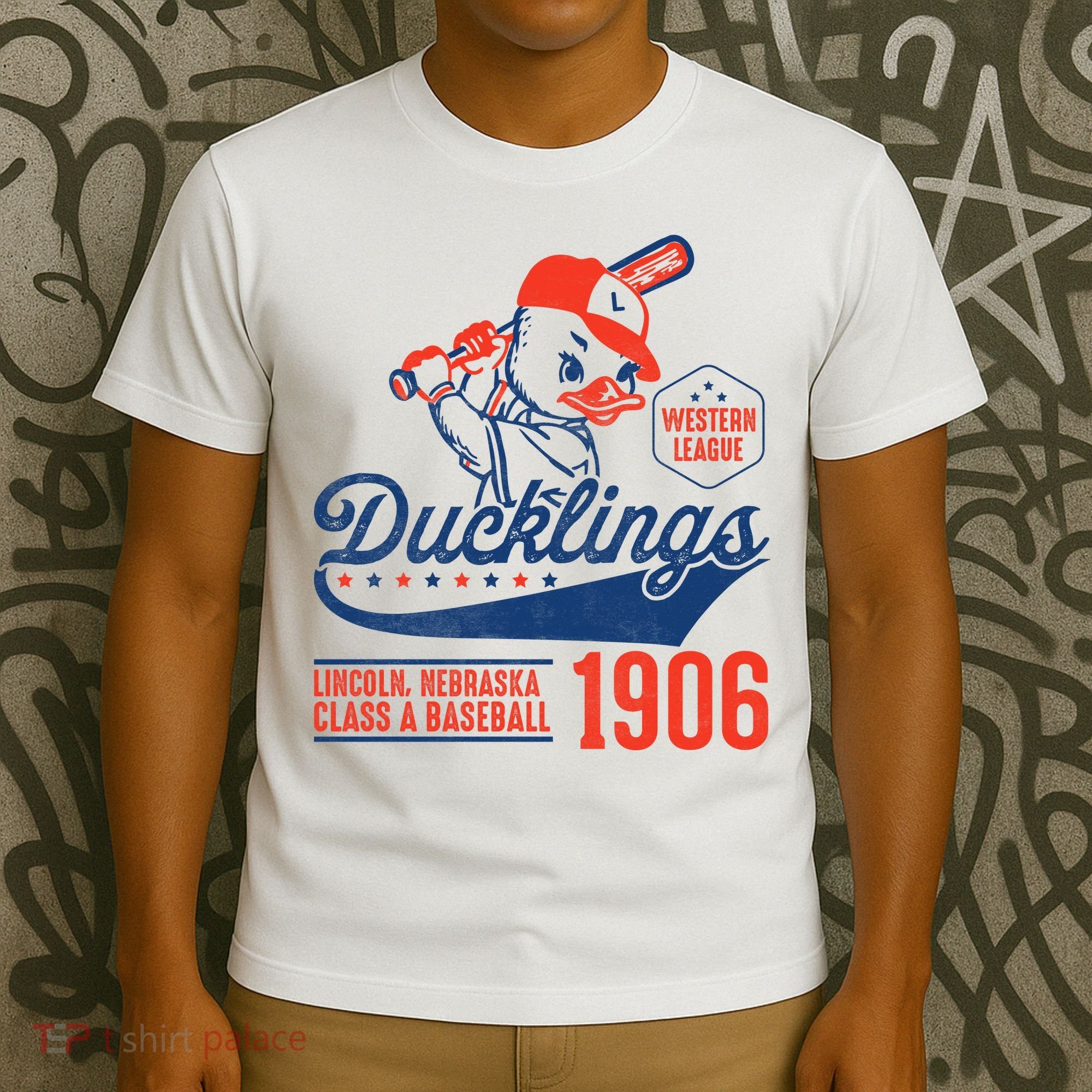 Ducklings Baseball 1906 Vintage Team T-Shirt