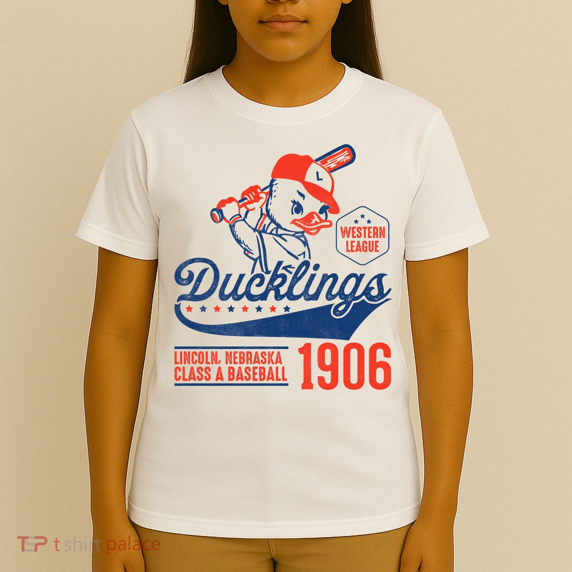 Ducklings Baseball 1906 Vintage Team T-Shirt