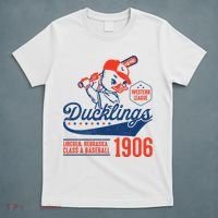 Ducklings Baseball 1906 Vintage Team T-Shirt thumb 5