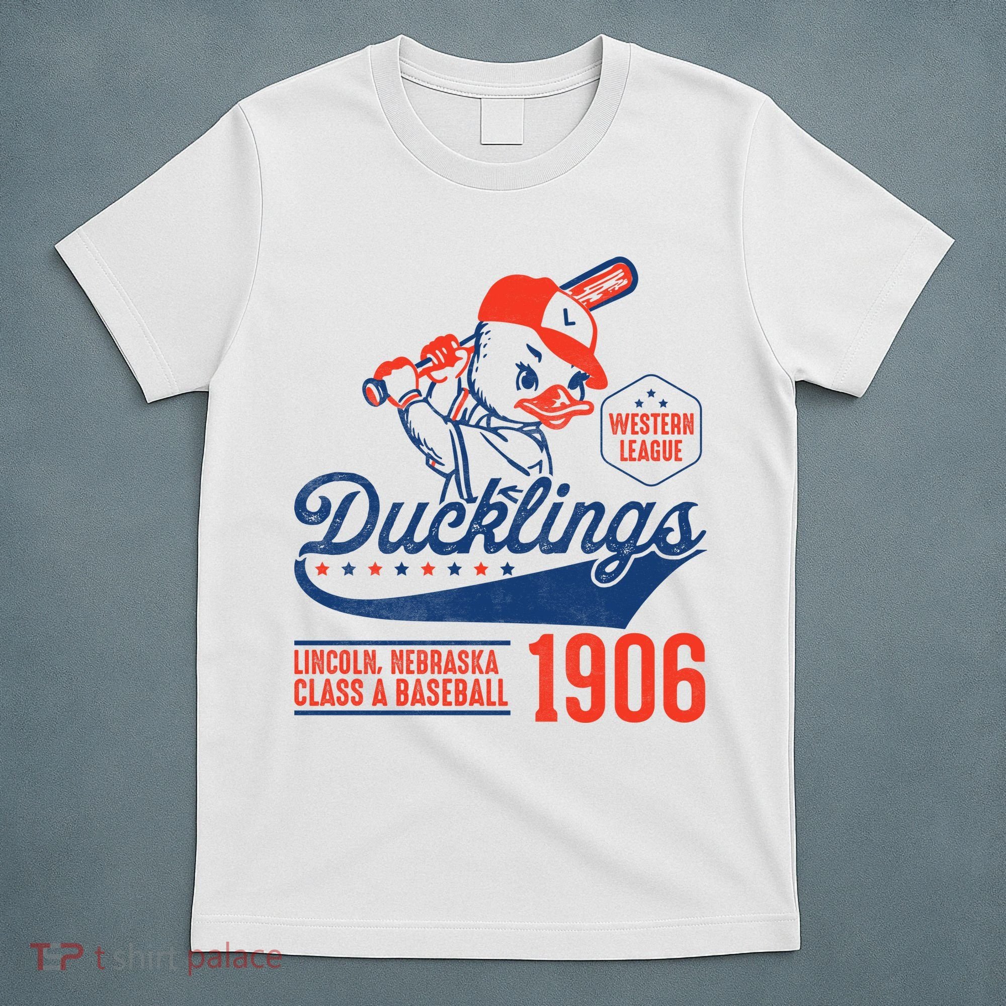 Ducklings Baseball 1906 Vintage Team T-Shirt