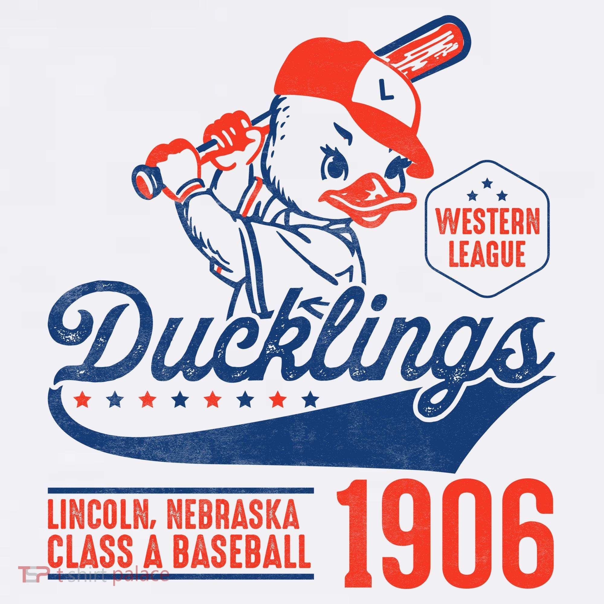 Ducklings Baseball 1906 Vintage Team T-Shirt