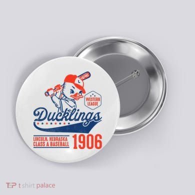 Ducklings Baseball 1906 Vintage Team Button