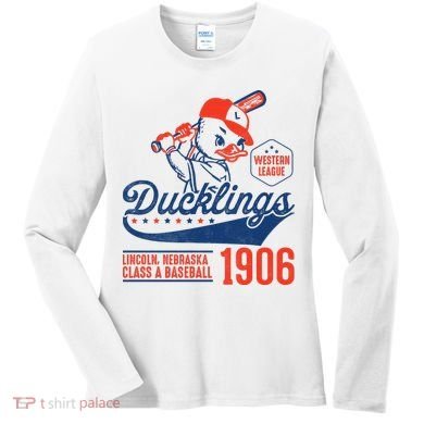 Ducklings Baseball 1906 Vintage Team Women's Long Sleeve Shirt