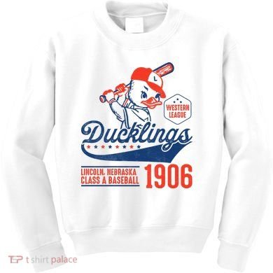 Ducklings Baseball 1906 Vintage Team Kids Sweatshirt