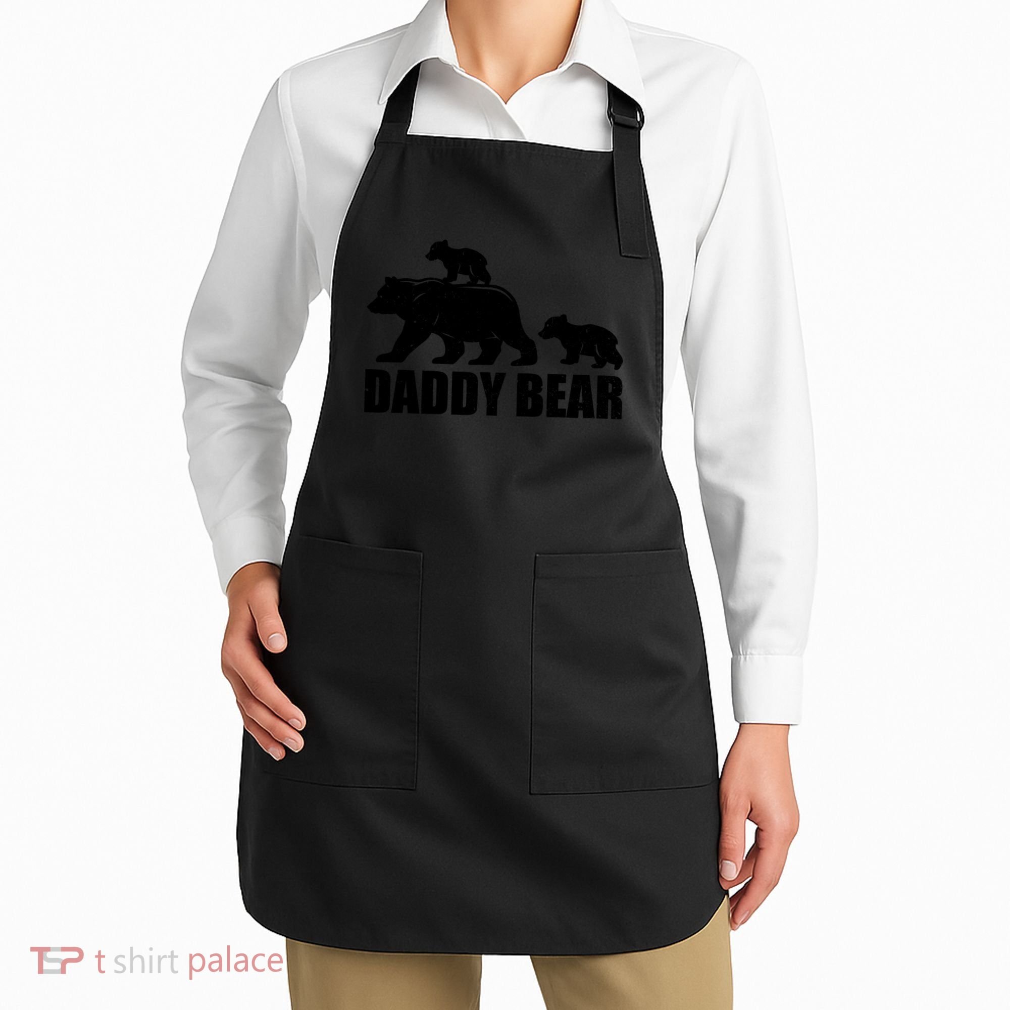 Daddy Bear 2 Cubs Daddy Bear Twin T Dad 2 T Apron